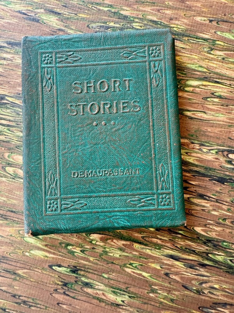 1921 Small Book Short Stories Maupassant New York Little Leather Library