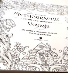 Mythographic Color & Discover Voyage Artist’s Coloring Book Magical 96 pages
