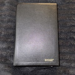 KJV Prophecy Marked Reference Study Bible Grant R. Jeffrey Black Leather 1998