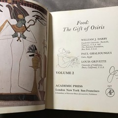 Food: The Gift of Osiris Boxed Set Darby Ghalioungui Grivetti Academic Press
