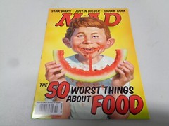 Mad Magazine #529 October 2014 The 50 Worst Things About Food (Magazine: Humor,