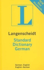 Langenscheidt Standard Dictionary German: German – English / English – VERY GOOD