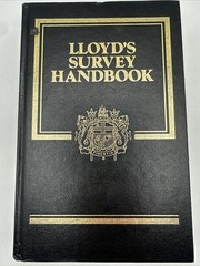 LLoyd’s Survey Handbook 1991 Hardcover 337 Total Pages 5th Edition