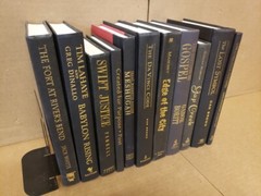 Lot of 10 Hardcover BLACK Book for Decorating Design Staging GOLD/COPPER Letters