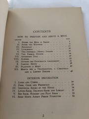 The Womans Library 1922 Book of Culture Decorating Meal Lot of 2 Antique Lane