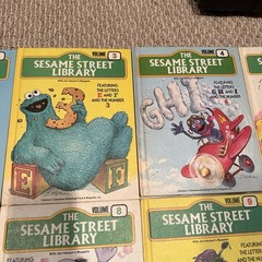 Vintage Sesame Street Library Books Set Vol 1–15 CTW Funk Wagnalls 1970s