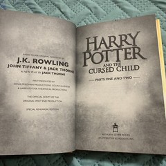 NEW: Harry Potter and the Cursed Child, hardcover