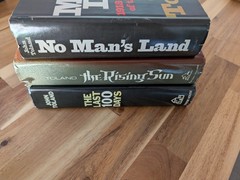 Lot of 3 John Toland Book: The Last 100 Days & The Rising Sun & No Man’s Land
