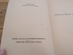 IN SECRET World War I Espionage Novel ROBERT W. CHAMBERS Ex-lib 1919 HC