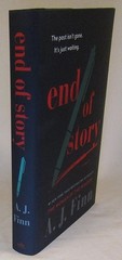 SIGNED End of Story by A.J. Finn FIRST EDITION WITH PAW STAMP New