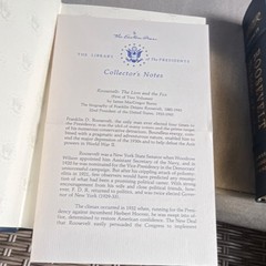 Easton Press Roosevelt Lion and the Fox / Soldier of Freedom Burns 1956 Illus