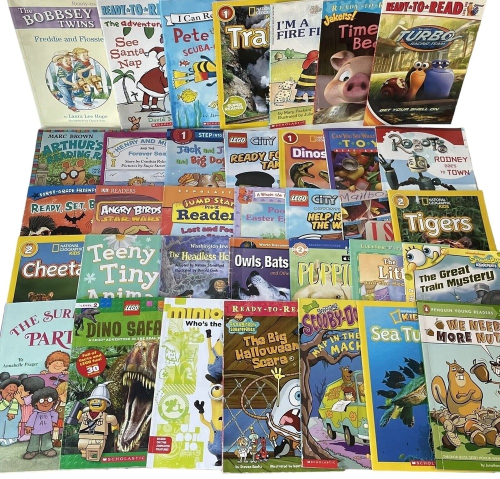 10 Beginning Early Reader Books Level 2 Step Into Reading Kids Book Random Lot