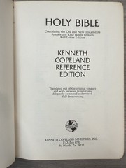 Kenneth Copeland Reference Bible 1972 RED HANDBOUND GENUINE LEATHER Red Letter