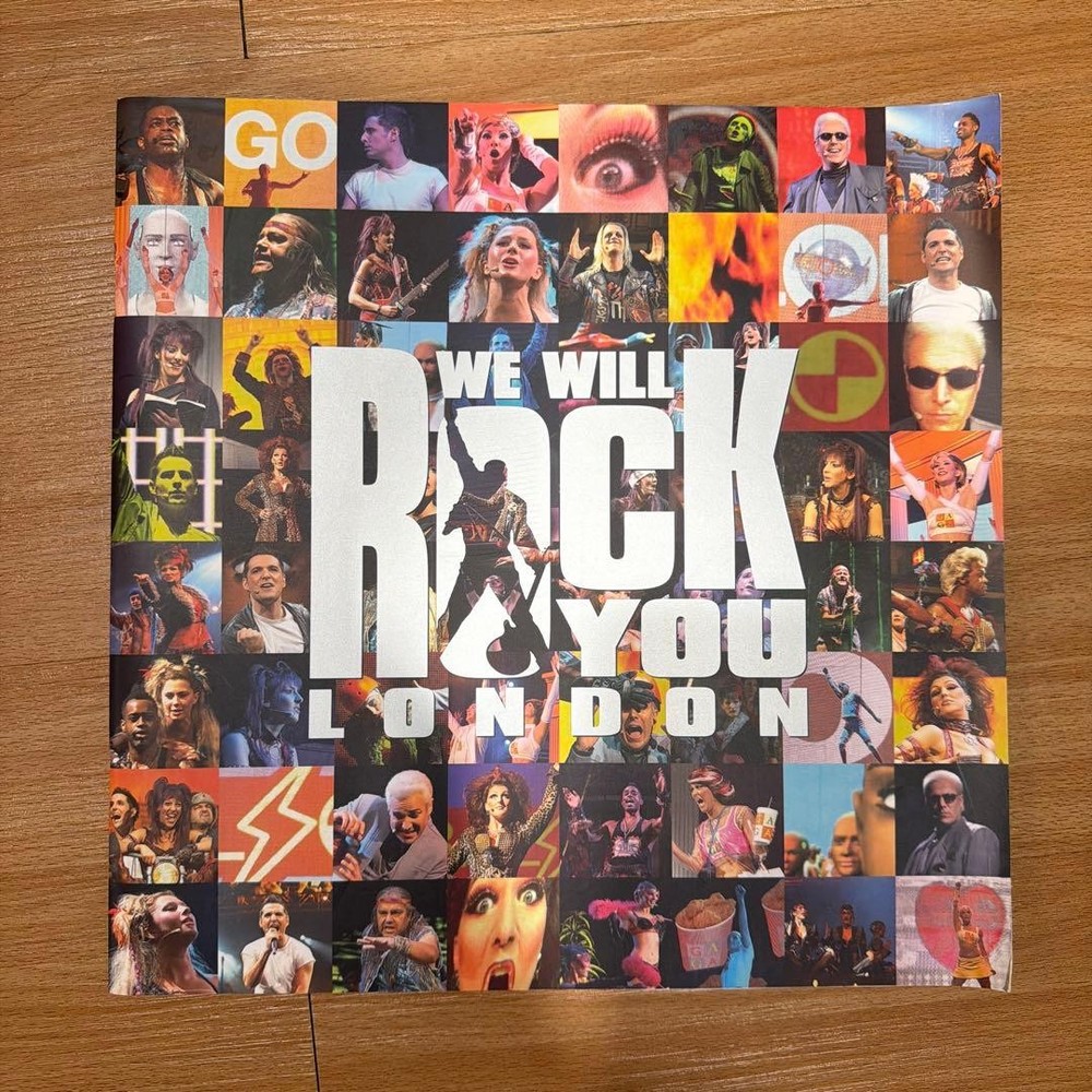 We Will Rock You London Musical Brochure Cast Photos Stage Book