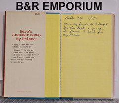 Here’s Another Book, My Friend – Edited Robert Allan (1971) – Used Book 61-pages