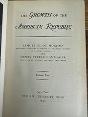 Growth of the American Republic 1950~Samuel Morison~LEATHER PRESENTATION COPY