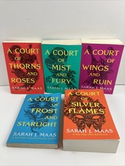 A Court of Thorns and Roses Complete Series by Sarah J. Maas, 5 Books, paperback