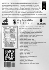 The Throne of God Edition: 1611 King James Bible (Authorized Version AV1611)