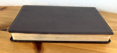 KJV Ultraslim Bible Burgundy Bonded Leather Belgium Print 2015BGM Clean VG+