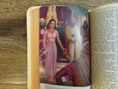 Holy Bible Vintage National Bible Press KJV White Cover with Gold Trim 1950’s