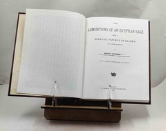 The admonitions of an Egyptian sage From a hieratic papyrus in [Leather Crafted]