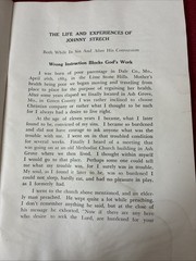 Life And Experiences Of Elder Johnny Stretch Book Christian Healing Prayer Faith