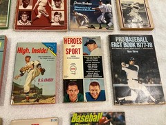 Vintage Baseball Books & Magazines Lot – 13 Mid-Century Titles (1940s-1970s)