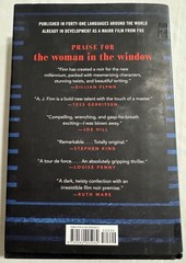 A J Finn The Woman In The Window Signed Special First Edition 2018 Hardcover