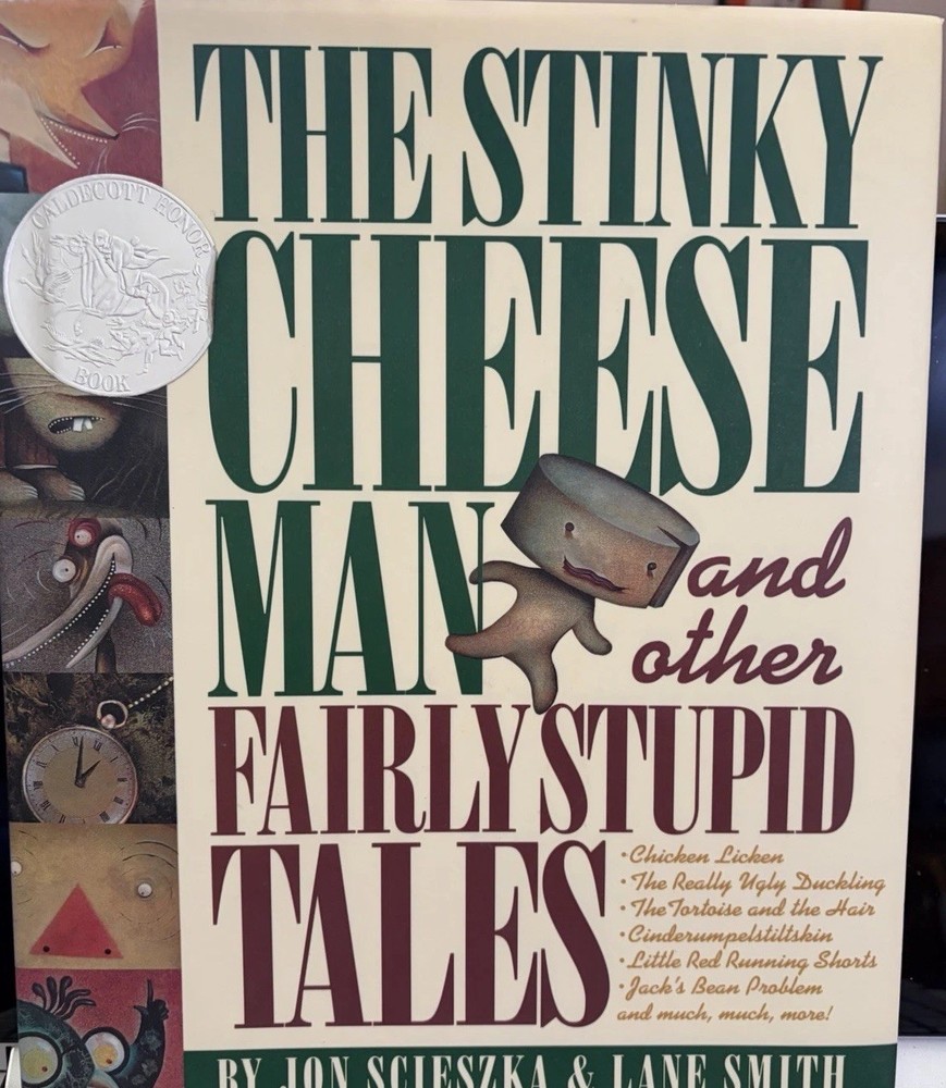 The Stinky Cheese Man Signed By Jon Scieszka & Lane Smith w/ Sketch