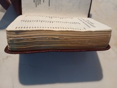 New Testament Psalms Proverbs Mini Pocket Bible Maroon 1968 National Bible Press