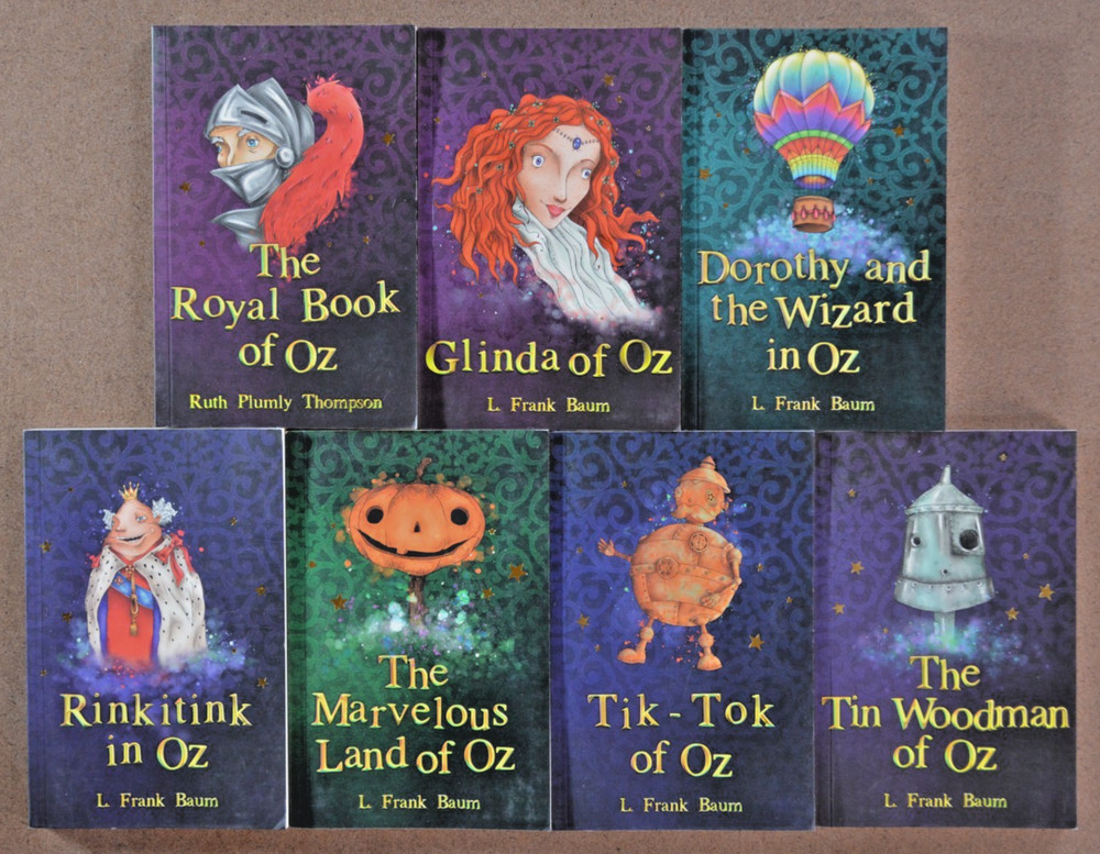 Lot of 7 The Wizard of Oz Collection Chapter Books Ruth Plumly Thompson Frank