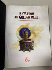 Keys from the Golden Vault Dungeons and Dragons Adventure D&D Roleplaying Book