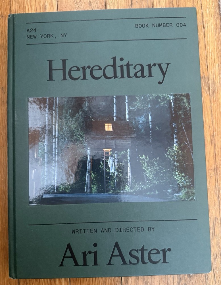 HEREDITARY SCREENPLAY BOOK Ari Aster A24 HARDCOVER 2020