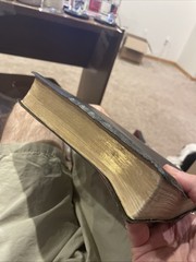 Holy Bible Cambridge French Morocco leather #24XC