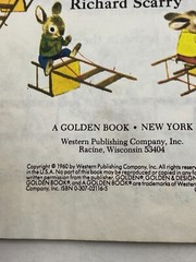Little Golden Book Ser Richard Scarry’s Just for Fun by Patricia Scarry 1960