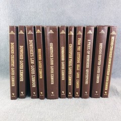 122 Vol. Louis L’amour Leatherette Collection ~ Complete Original Series. ~ Nice