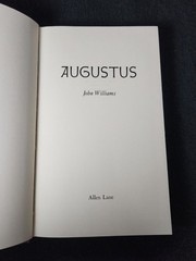 John Williams / Augustus / First U.K. Edition/Printing Book DJ 1973