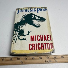 VTG Rare Jurassic Park – Michael Crichton HC 1990