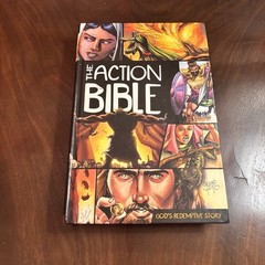 The Action Bible God’s Redemptive Story HC 2010 Sergio Cariello Illustrated