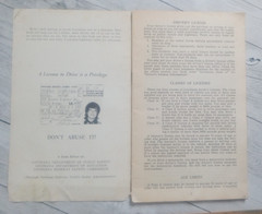 vintage booklet, Safe Driving in Louisiana , 1972, 31 pages , La Drivers Guide