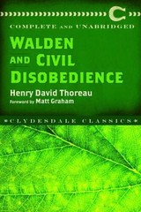 Walden and Civil Disobedience – Paperback By Thoreau, Henry David – GOOD