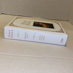 KJV Family Bible, Deluxe White Bonded Leather-Over-Board (Leather / Fine Binding