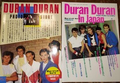 Duran Duran In Japan & Photo Story Vintage Book Lot Rock Pop Photo Poster