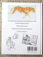 New Sketching School Hard Cover w/Sketch by Sketch Drawing Projects -Judy Martin