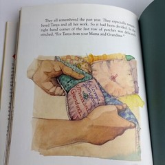 Vintage The Patchwork Quilt Valerie Flournoy Signed Hardcover Book GOOD