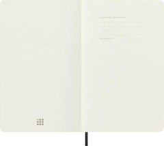 Classic Notebook, Soft Cover, Large (5″ x 8.25″) Squared/Grid, Black, 240 Pages