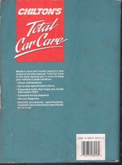 Chilton’s Mazda 323/626/929/GLC/MX-6/RX-7 1978-89 Repair Manual 46800 MN2268
