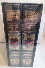 Words Of Radiance Leatherbound SIGNED Brandon Sanderson Dragonsteel New Sealed