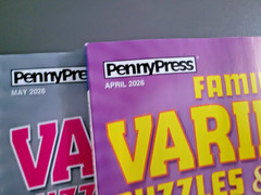 Lot of 2 Family Variety Puzzles & Games by Penny Press – Over 350 Puzzles Each!