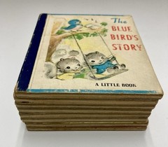 Vintage 1940s Miniature 4″ Children’s Book Lot A Little Book & Lollipop Book (8)